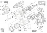 Bosch 3 601 D45 0P1 GSR 6-25 TE Drill Screwdriver 230 V / GB Spare Parts GSR6-25TE